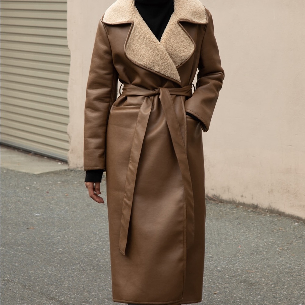 Oak and Fort vegan coat